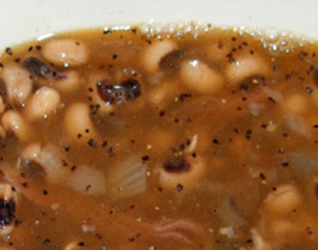 New Year's Black-Eyed Peas with Country Ham