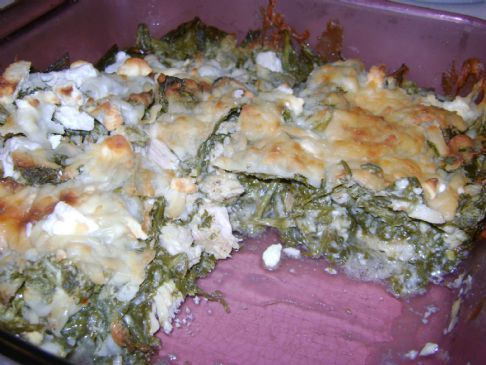 Low-Carb Chicken Spinach Casserole