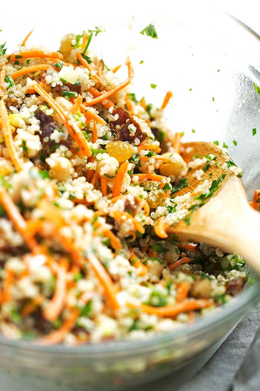 Moroccan Chickpea Brown Rice Salad