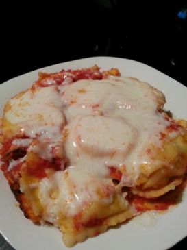 Cheesy Ravioli Bake #FITFOOD