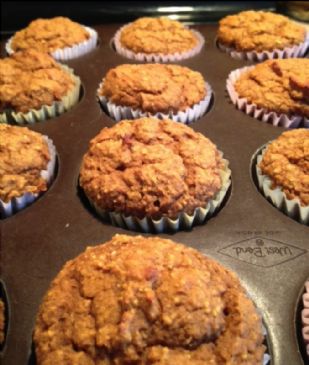 Pumpkin protein muffins