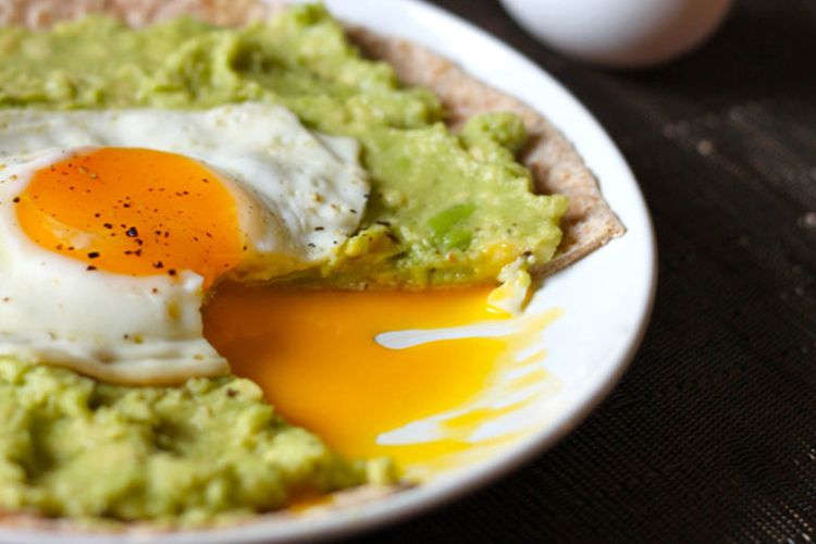 Avocado Breakfast Pizzas