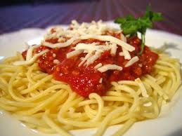 Easy Beef Dinners-Spaghetti with Meat Sauce (320 cal)