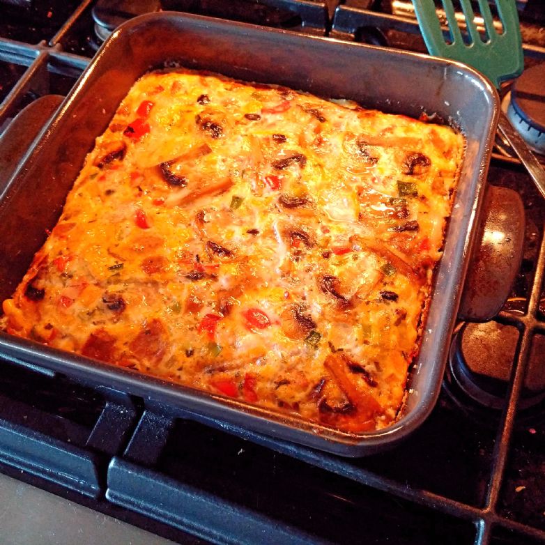 Mexican Egg White Bake