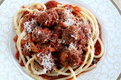 Classic spaghetti and meatballs Make over by