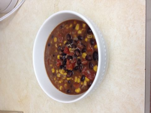 Black Bean Tomato Corn Soup