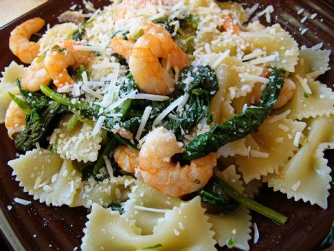 Lemon Shrimp Bowtie Pasta With Fresh Herbs