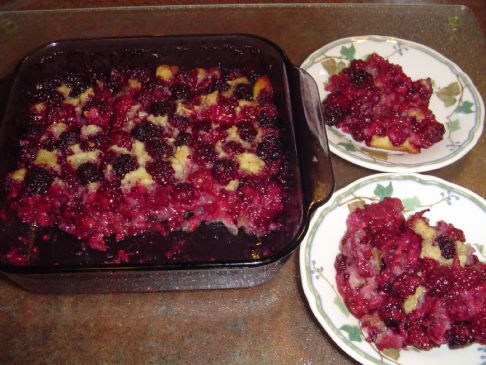 Sugar Free Blackberry Cobbler