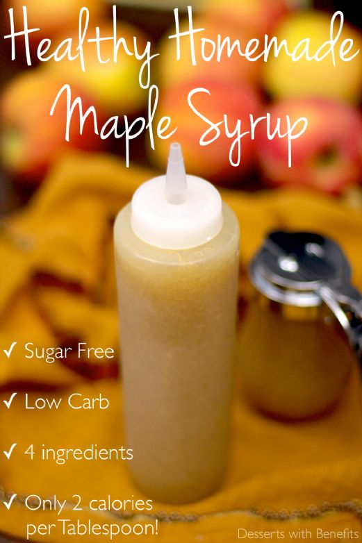 Healthy Homemade Maple Syrup