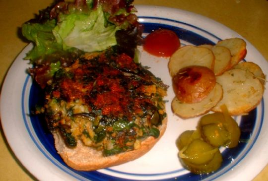 SWISS CHARD BURGERS