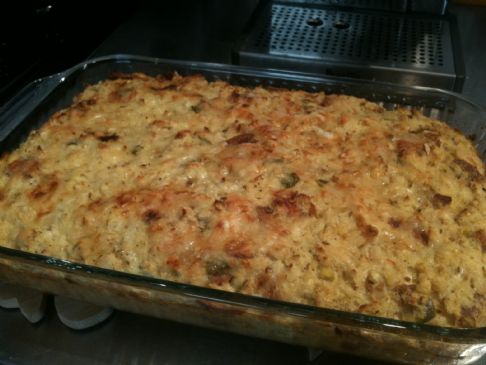 Corn bread pudding