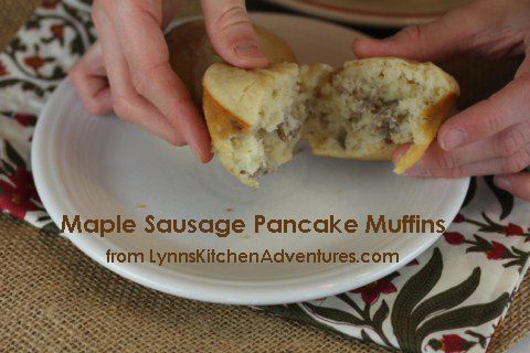 Maple Sausage Pancake Muffins Gluten Free