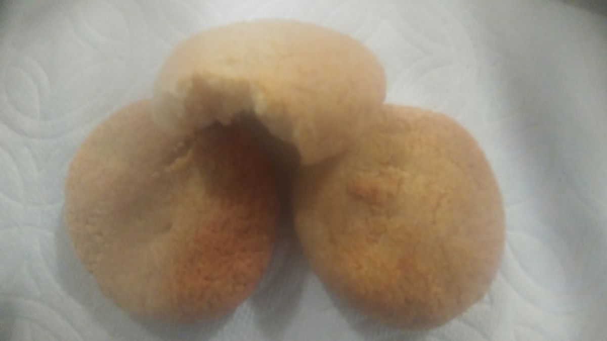 Almond flour cookies with a little regular flour no eggs