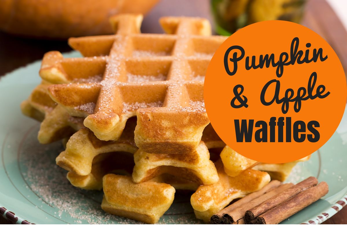 Coach Nicole's Pumpkin and Apple Waffles