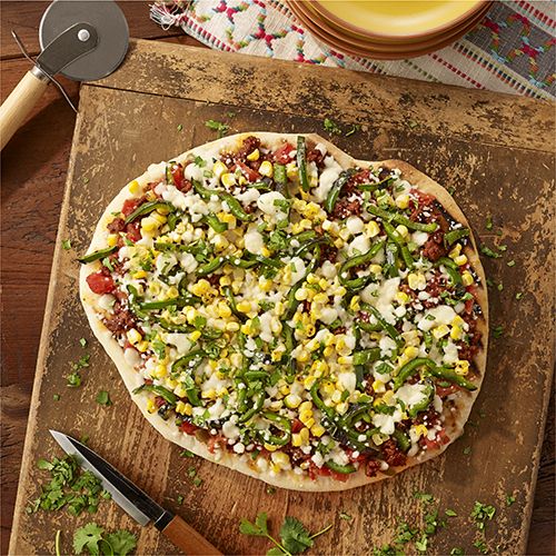 Grilled Mexican Pizza with Chorizo