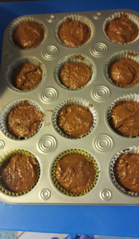 Applesauce protein brownies cupcakes