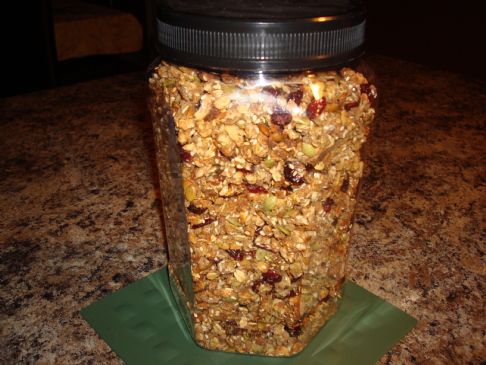 Healthy Gluten Free Granola cereal topping