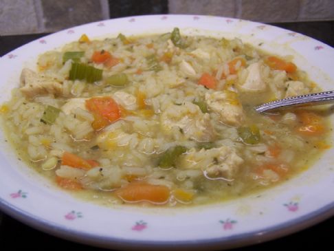 Homemade Chicken and Rice Soup