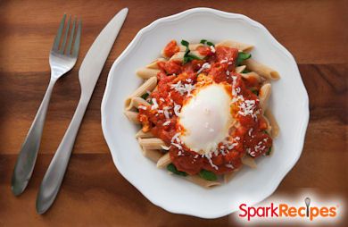 Baked Eggs with Spicy Tomato Sauce