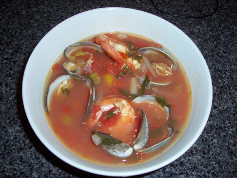 Manhattan seafood soup