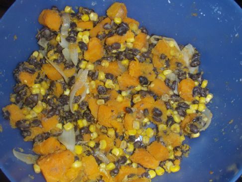 Black Bean and Butternut Squash Burritos