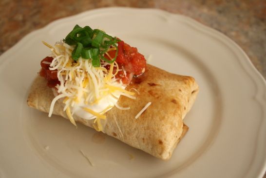 Baked Turkey and Cheese Chimichangas