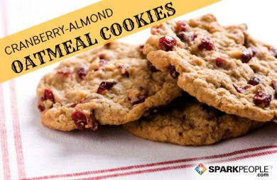 Cranberry-Almond Oatmeal Cookies