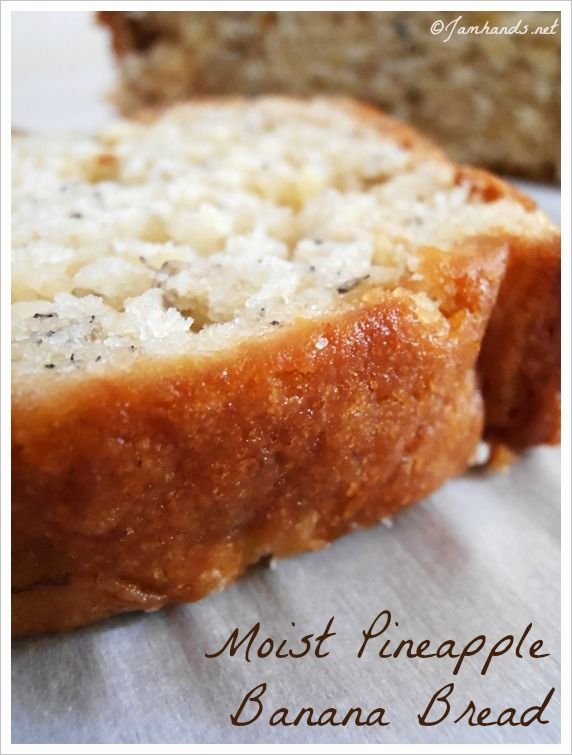 moist pineapple banana bread