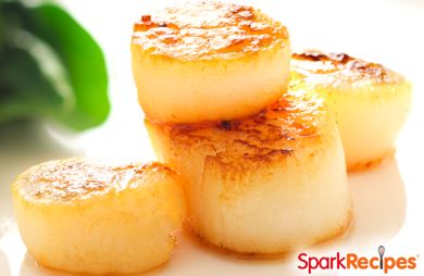 Champagne-Sauteed Sea Scallops