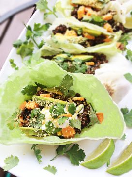 Lentil Taco Lettuce Wraps