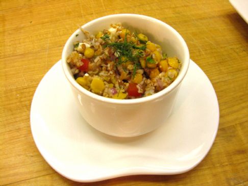 Herbed Bulgur and Lentil Salad