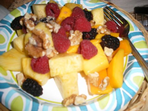 Paleo Power Fruit and Nut Salad