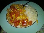 Navy Beans and Corn