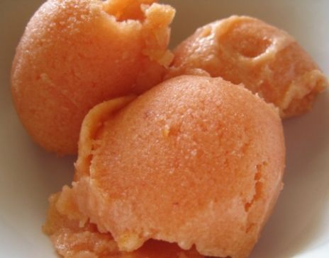Raw Peach Sorbet