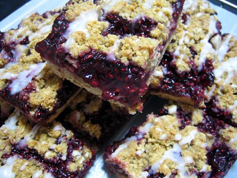 Raspberry Oat Bars