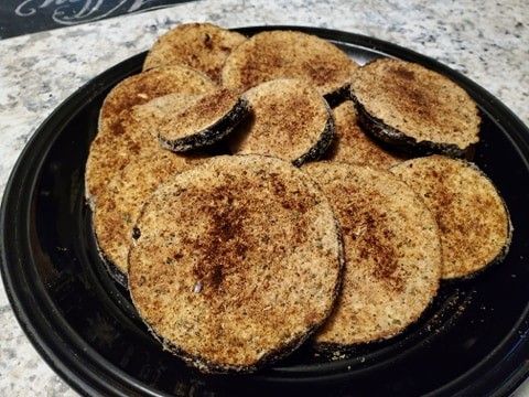 Flavorful Garlic Parmesan Baked Eggplant