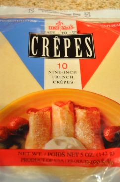 Crepes w/Berries in 3 min. or less