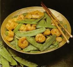 Stir Fried Shrimp and Pea Pods