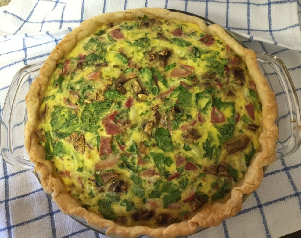 My homemade Quiche