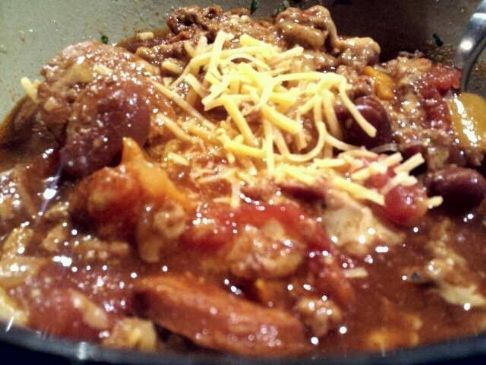 Meat lover's chili