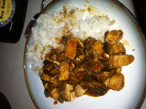 Sweet and Spicy Asian Chicken and Mushroom