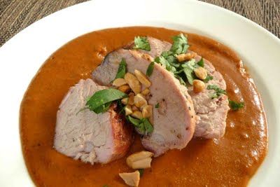 Rick Bayless? Smoky Peanut Mole Recipe with Pork Tenderloin