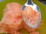 Easy Peach Sorbet