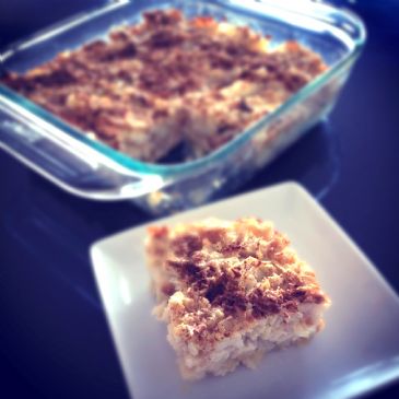 Lite Apple Matzah Kugel