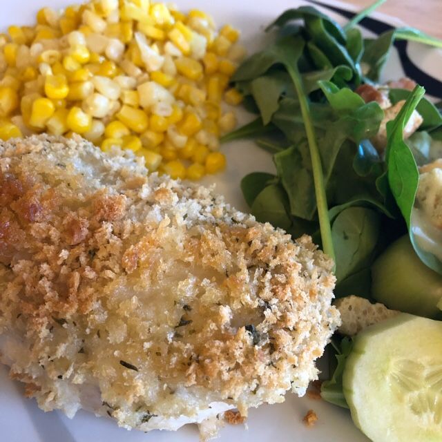 Baked panko chicken