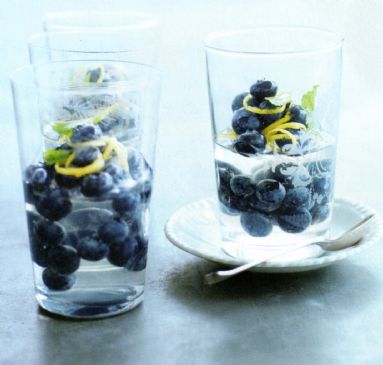 Blueberry and Elderflower Vodka Jellies