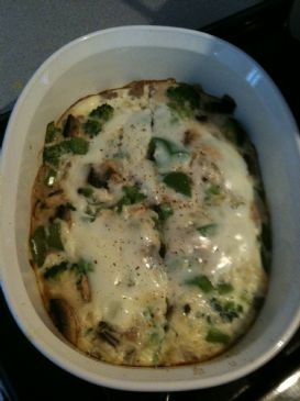 Egg White and Vegetable Breakfast Casserole