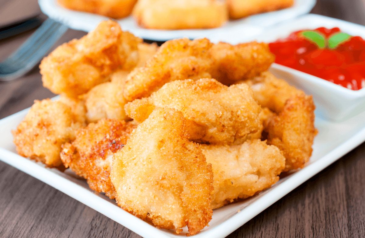 Homemade, Breaded Chicken Nuggets