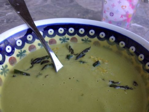 VitaMix Asparagus Soup