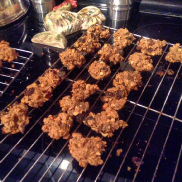 Low Carb Oatmeal Raisin Peanut Butter Cookies